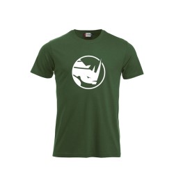 T-Shirt Fan Grün Motiv 1 weiß