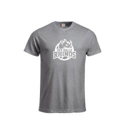 T-Shirt Fan Grau Motiv 5 weiß